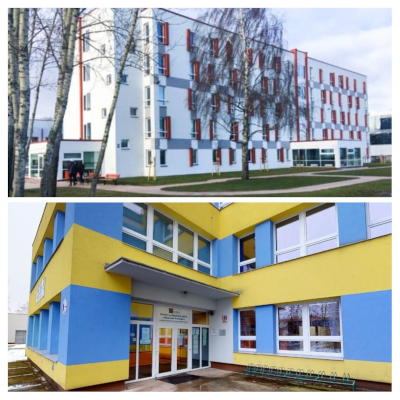 SBG-Partnerschulen in Pardubice, Tschechien (unten) und Riga, Lettland (oben)