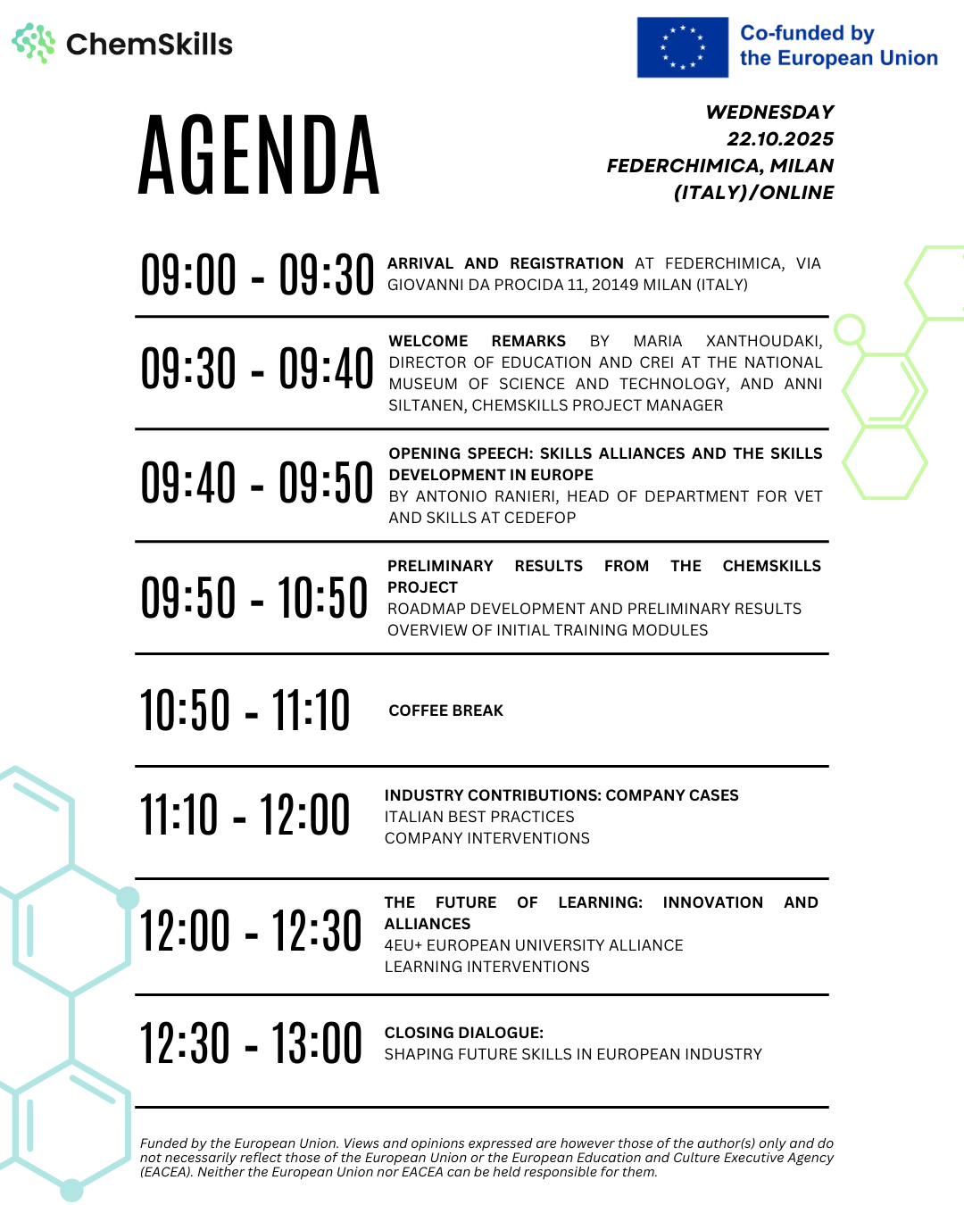 agenda milan