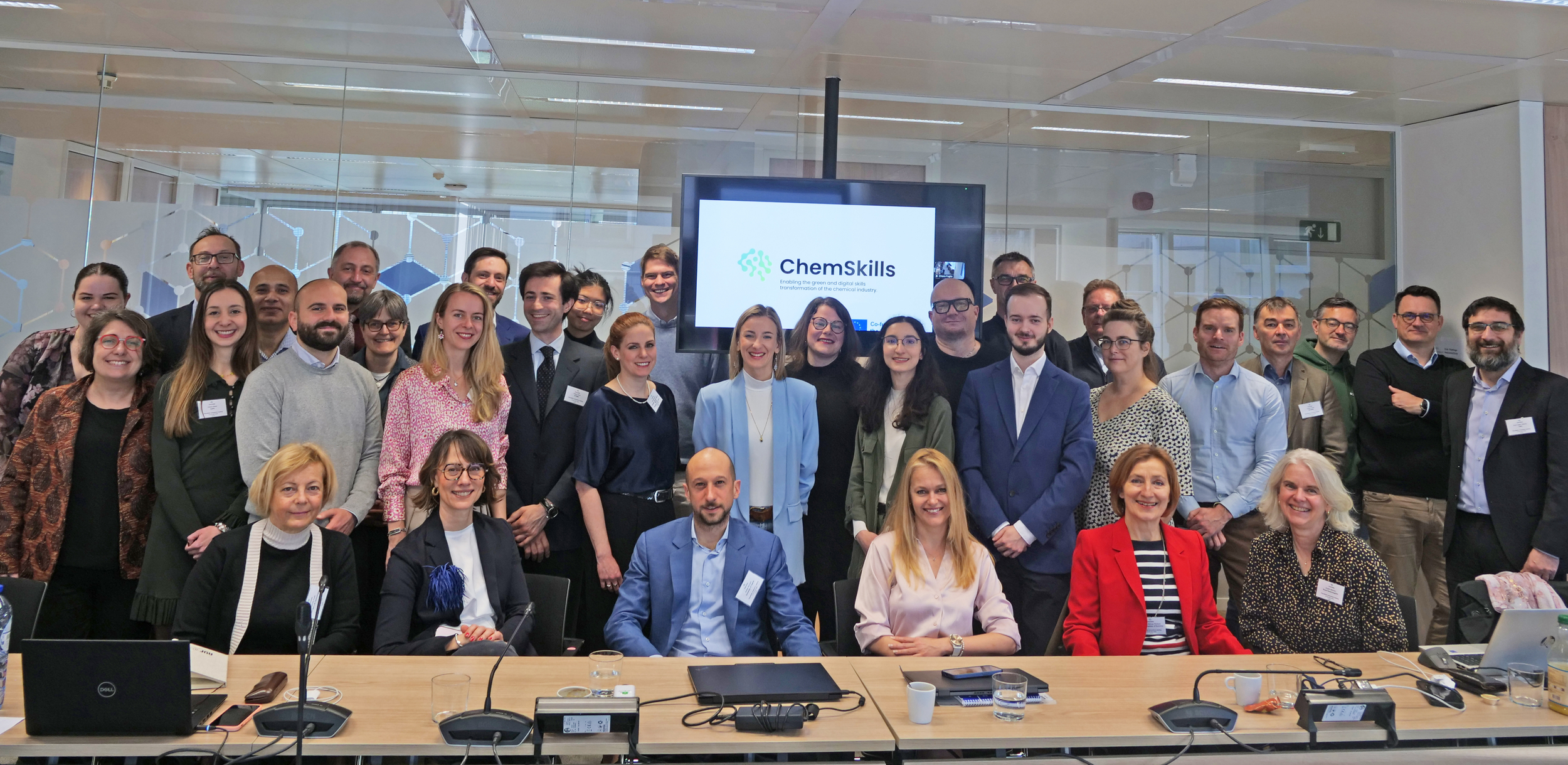 ChemSkills Konsortiumstreffen Brüssel 1. 2. April 2025
